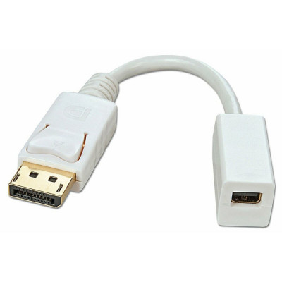 Mini DisplayPort to DisplayPort Adapter LINDY 41060 White foto