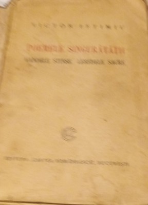 POEMELE SINGURATATII VICTOR EFTIMIU foto
