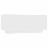 Cumpara ieftin Noptiera, alb, 100x35x40 cm, lemn prelucrat