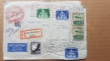F605-I-Plic Filatelic Deutche LuftPost Zeppelin Europa- SudAmerica cca 15/10 cm.