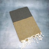 Prosop Fouta Plajă &amp; Spa Gold 200 x 100 cm