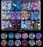 Figurine 3D volumetrice pentru manichiură, set ZSHZ-962