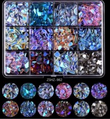 Figurine 3D volumetrice pentru manichiură, set ZSHZ-962