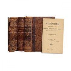C. Diaconovici, Enciclopedia Romaniei, 1898-1904, 3 volume foto