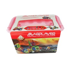 Joc de constructie magnetic - 66 piese