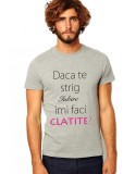 Cumpara ieftin Tricou gri barbati, Iubire - S, THEICONIC