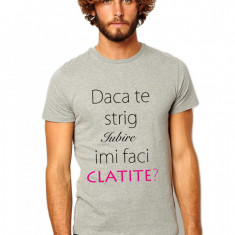 Tricou gri barbati, Iubire - S