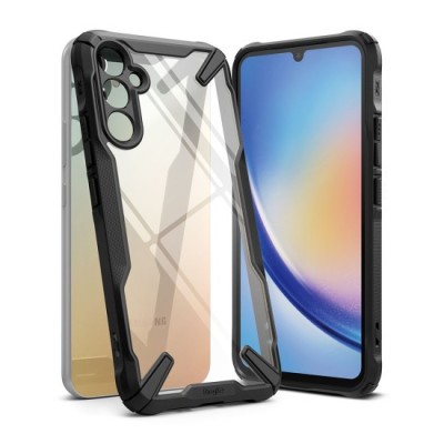 Husa pentru Samsung Galaxy A34 5G - Ringke Fusion X - Black foto