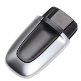 Cheie buton pornire Topautochei&reg; pentru Porsche Cayenne, Panamera, Macan, 911, Boxster, Cayman, argintiu, 7PP919157
