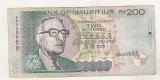 bnk bn Mauritius 200 rupii 2007 P# 57b - vf