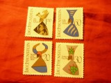Serie Liechtenstein 1966 Embleme Istorice - coifuri , 4 valori
