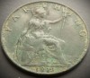 Moneda istorica FARTHING - ANGLIA, anul 1921 * cod 4654, Europa