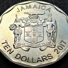 Moneda exotica 10 DOLARI / DOLLARS - JAMAICA, anul 2017 *cod 1112 A
