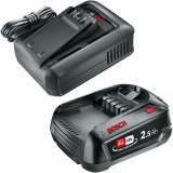 Bosch 1600A031T4 - Set 1 acumulator si incarcator Li-Ion 18 V 2.5 Ah incarcare rapida