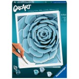 Cumpara ieftin Ravensburger - CreArt pictura pe numere pentru adulti planta suculenta albastra