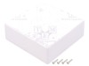 Carcasa Universala ABS TAKACHI TWN Albă IP40 125x125x45mm UL94V-0
