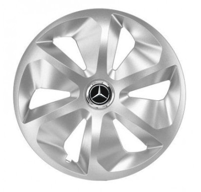Set 4 Capace Roti Roco Gri R16, pentru Mercedes-Benz foto