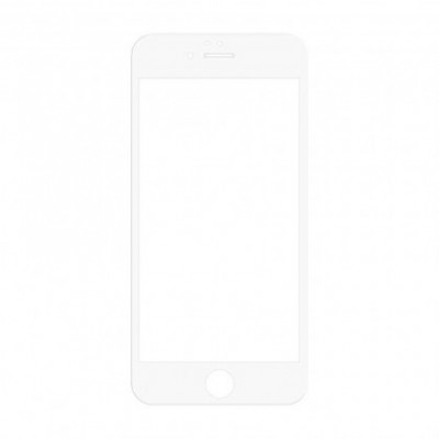 Folie Protectie ecran antisoc , Full Glue , Apple iPhone 7 / 8 , Tempered Glass 10D , Full Face , Alba Bulk foto