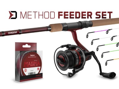 Set feeder:Legend4ry Feeder 4,0M/215 gr+Mulineta Redix 6T+mono 0,20mm. - Delphin foto