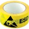 Bandă de avertizare ESD PVC 50mm