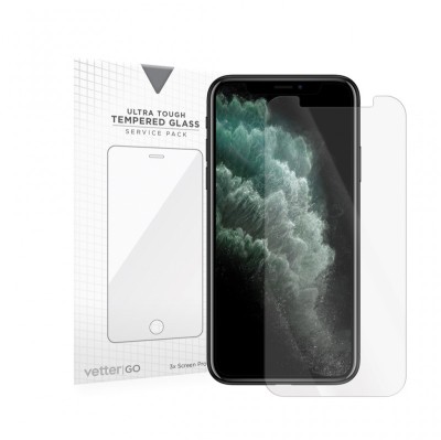 Tempered Glass Vetter GO iPhone 11 Pro Max, iPhone Xs Max 3 Pack foto