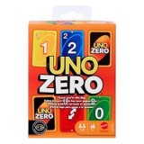 Joc de cărți UNO Zero, Multicolor, 2-8 jucători, 7+ ani, CMCLASS