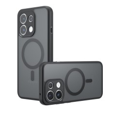Husa pentru Oppo Reno16 F / Reno16 FS Asteroid GSM PureFrost MagSafe, Frosted Black