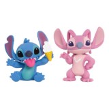 Lilo &amp; Stitch Set 2 minifigurine Angel &amp; Stitch 7 cm