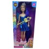 Papusa Printesa Zana Albastra, 30cm, Plastic, Pentru Fete, +3 Ani