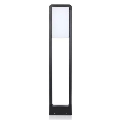 Lampa iluminat gradina, 10 W, IP65, 6400 K, lumina alb rece, Negru foto