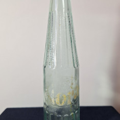 Sticla suc, bautura racoritoare - Flora, perioada comunista anii 70 - 80, FASB