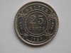 25 CENTS 1989 BELIZE, America de Nord