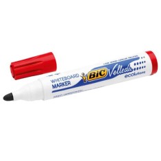 Marker tabla,varf rotund 2.5 mm,corp gros,rosu,Bic Velleda
