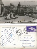 *Romania, Cluj, Vedere din Piata Libertatii, carte posta ilustrata circulata intern, 1962, Printata