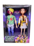 Papusi KPOP Demon Hunters &ndash; Set fashion 2 papusi, articulatii mobile, 3+ ani