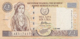 CIPRU 1 POUND LIRA 1998 VF