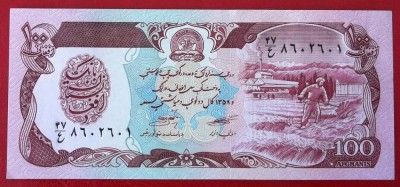 Afganistan 100 Afghanis 1979 (AH1358) UNC necirculata ** foto