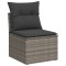 Patio Sofa Set 9-Locuri Grey - 3