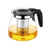 Infuzor Ceainic din sticla, filtru din inox, capacitate 1100 ml