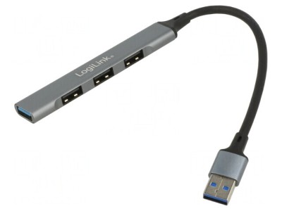 Hub USB 3.0 4 Porturi Gri foto