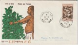 Madagascar 1956 , Plic FDC Circulat