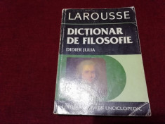 DIDIER JULIA - DICTIONAR DE FILOSOFIE foto