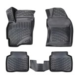 Cumpara ieftin Set covorase auto TPE Umbrella pentru Ford Mondeo III (2000-2007) - Negru, Bordura 3cm, Antialunecare, Set Complet