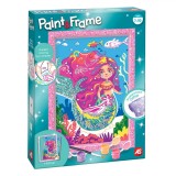 Set Pictură cu Numere AS, Mythical Mermaid, Multicolor, Vopsele Acrilice