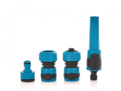 Set duze pentru furtun, 3/4&amp;quot;, 4 elemente, Geko G73043 foto