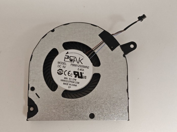 Cooler placa video Laptop Gaming, Dell, DFS5H22314565J-FMHA, 023.100I4.0011, MG75090V1-C210-S9A, 023.100I4.0001, PB6812S05MN2, 023.100I4.0021, pentru