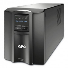 UPS APC Smart-UPS SMT line-interactive / sinusoidala 1500VA / 1000W 8conectori C13, baterie RBC7,smart conect,optional extindere garantie cu 1/3 ani(W foto