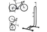 Suport bicicletă, reglabil, aluminiu, negru