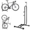 Suport bicicletă, reglabil, aluminiu, negru