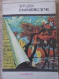 Studii Eminesciene - Colectiv, Albatros 1970, Lyceum, Biografii, Carte Veche, Romana, 322 pagini